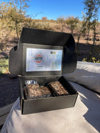 Caja 12 Barras proteína SETA ATACAMA  SABOR HONGO OSTRA-ALGARROBO